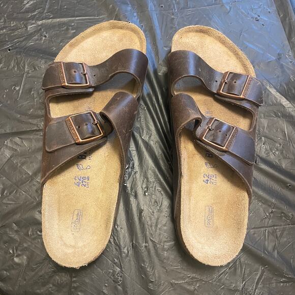 Birkenstock Arizona Sandals - Women Size 42 (11-11.5) - Brown - Picture 1 of 8